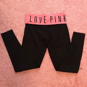 PINK yoga leggings